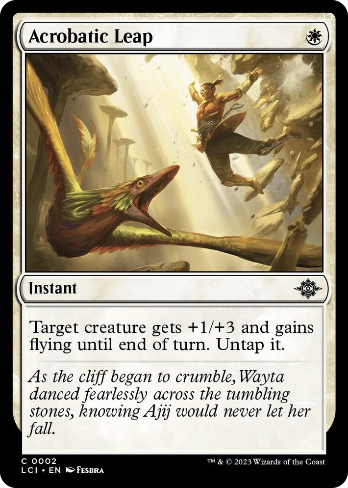 0002 Acrobatic Leap C The Lost Caverns of Ixalan