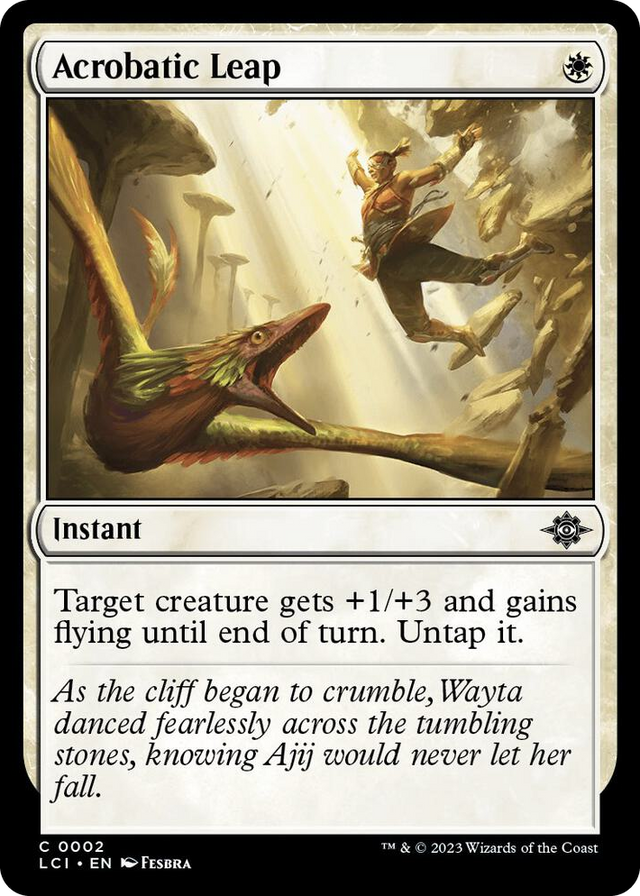 0002 Acrobatic Leap C The Lost Caverns of Ixalan