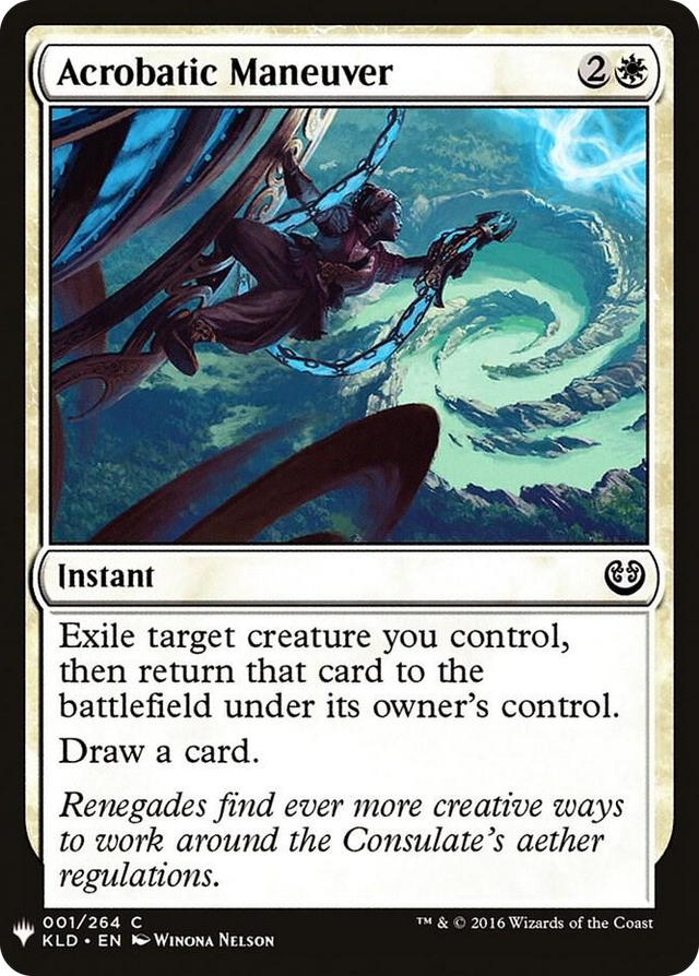 0001 Acrobatic Maneuver C The List Reprints