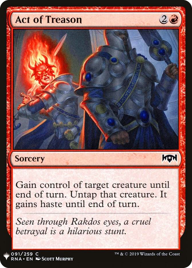 0091 Act of Treason C The List Reprints