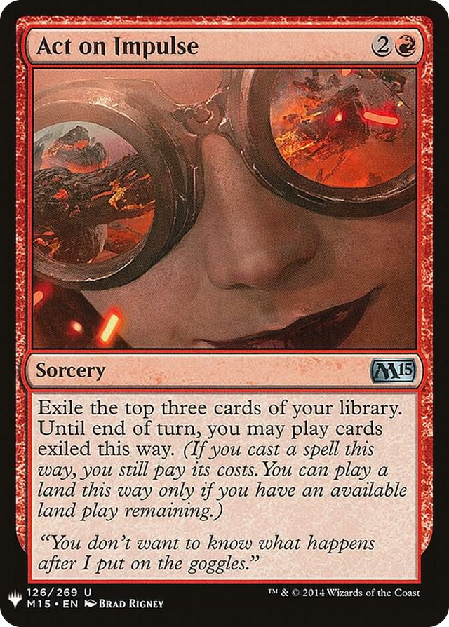 0126 Act on Impulse U The List Reprints