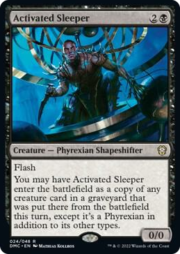 0024 Activated Sleeper R Commander: Dominaria United
