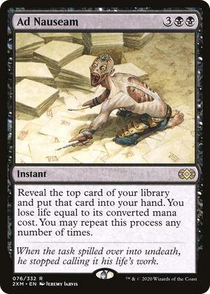 0076 Ad Nauseam R Double Masters