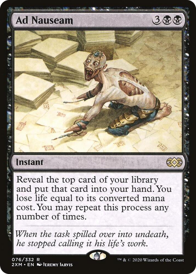 0076 Ad Nauseam R Double Masters