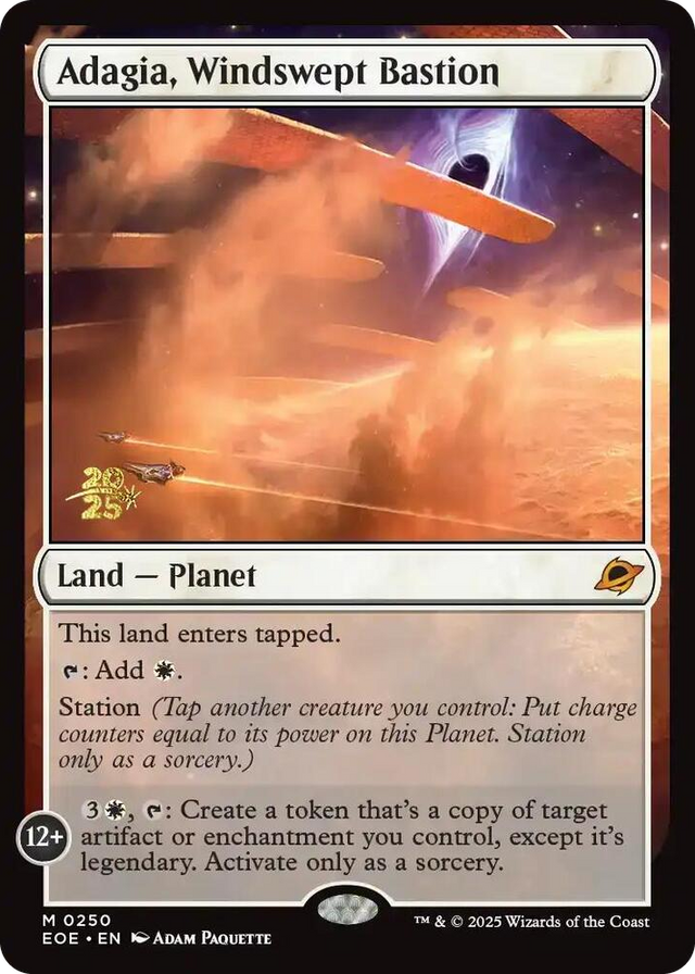 0250 Adagia, Windswept Bastion M Prerelease Cards