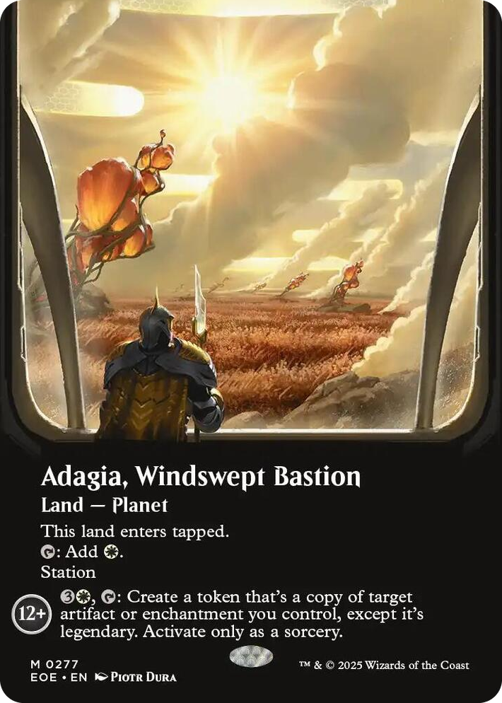 0277 Adagia, Windswept Bastion (Borderless) M Edge of Eternities