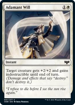 0001 Adamant Will C Innistrad: Crimson Vow