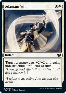0001 Adamant Will C Innistrad: Crimson Vow