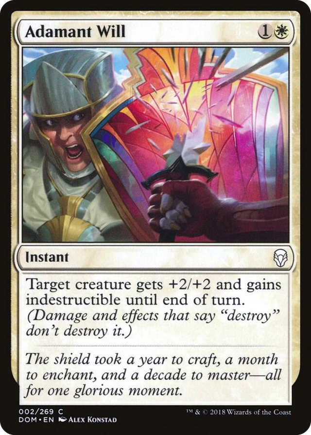 0002 Adamant Will C Dominaria