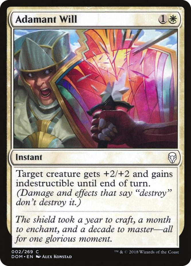 0002 Adamant Will C Dominaria