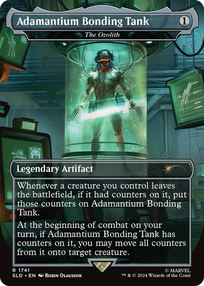 Adamantium Bonding Tank - The Ozolith #1741 R - Secret Lair Drop Series Pokemon card