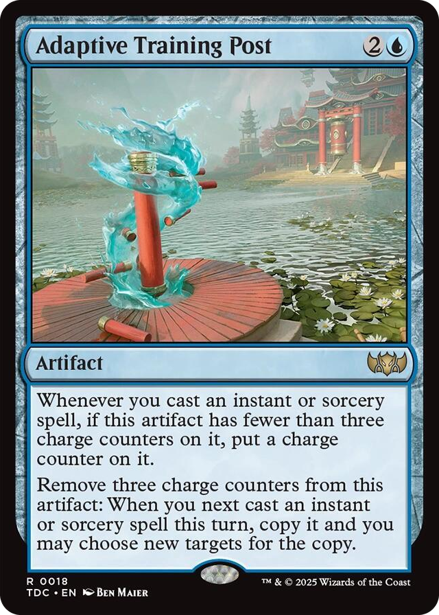 Adaptive Training Post #18 R - Commander: Tarkir: Dragonstorm Pokemon card