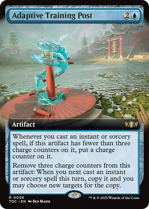 0058 Adaptive Training Post (Extended Art) R Commander: Tarkir: Dragonstorm