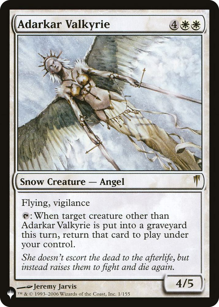 Adarkar Valkyrie #1 R - The List Reprints Pokemon card