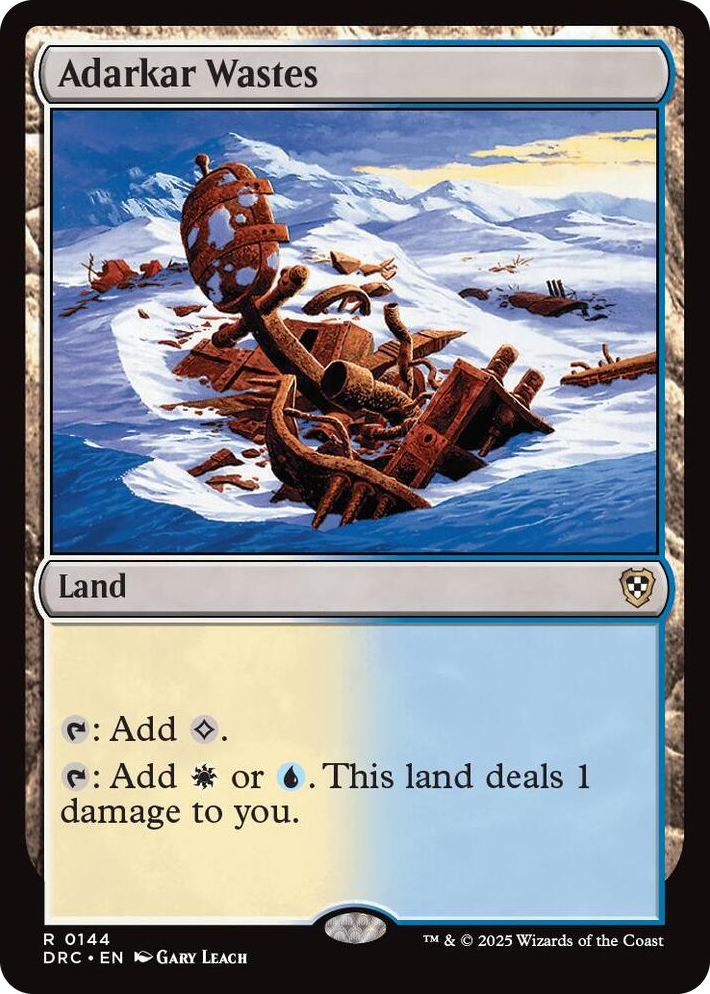 0144 Adarkar Wastes R Commander: Aetherdrift