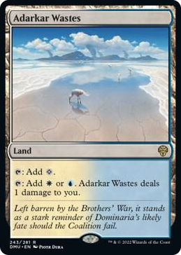 0243 Adarkar Wastes R Dominaria United
