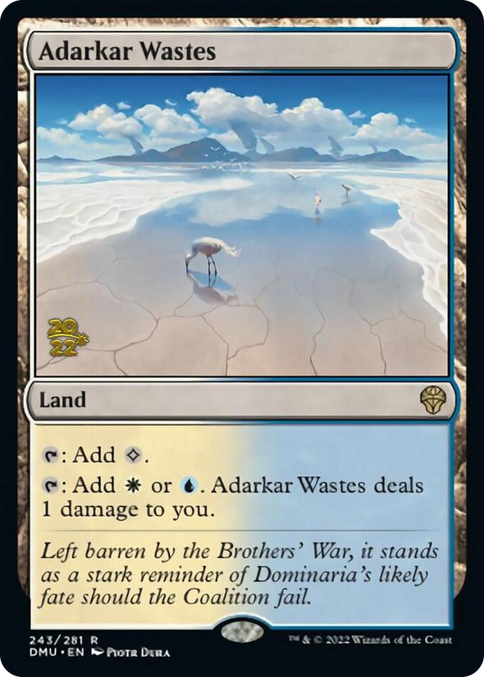 Adarkar Wastes #243 R - Prerelease Cards Pokemon card