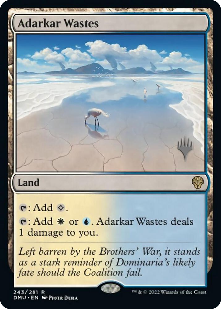 0243 Adarkar Wastes R Promo Pack: Dominaria United