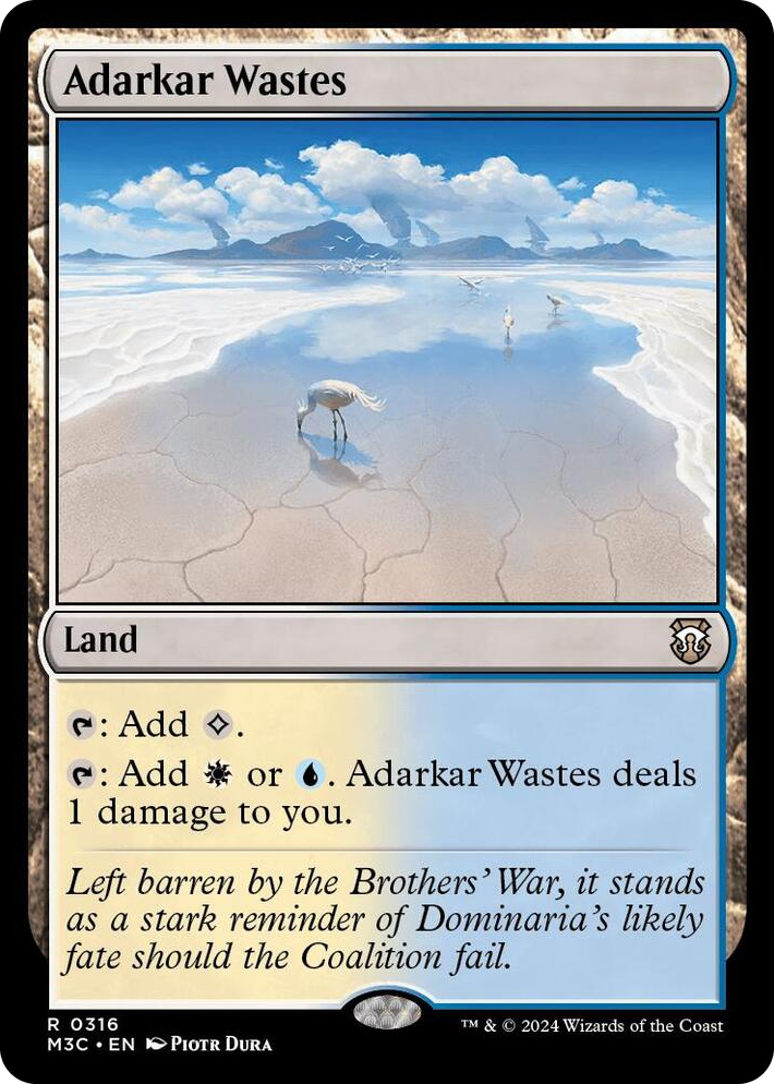 0316 Adarkar Wastes R Commander: Modern Horizons 3