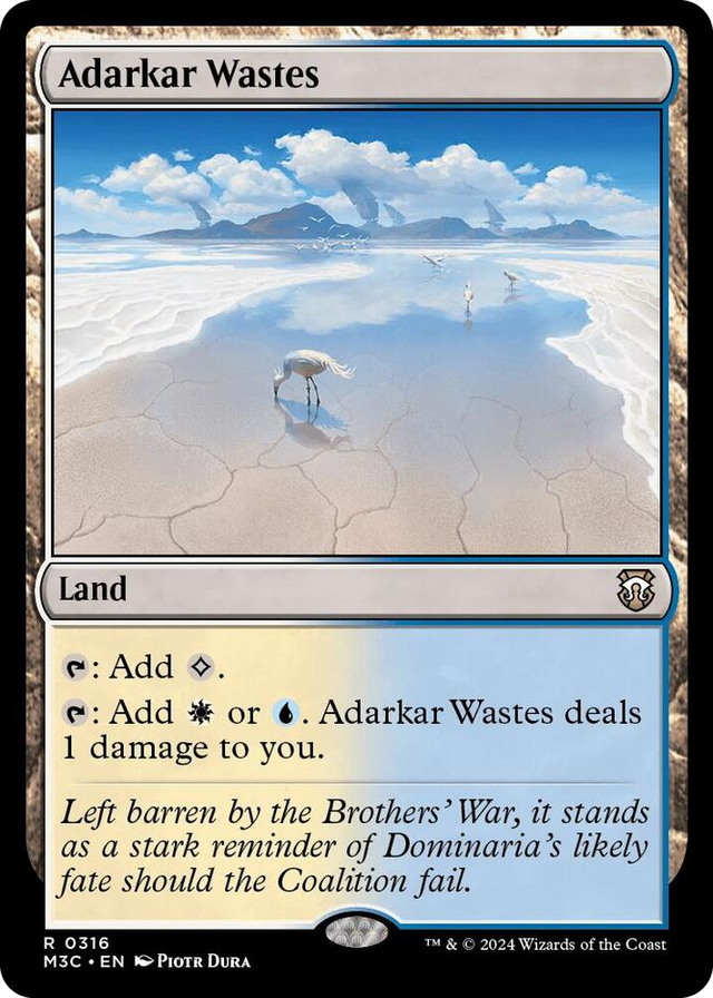 0316 Adarkar Wastes R Commander: Modern Horizons 3