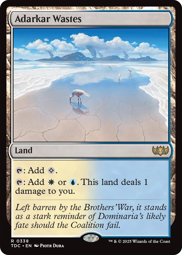 0338 Adarkar Wastes R Commander: Tarkir: Dragonstorm