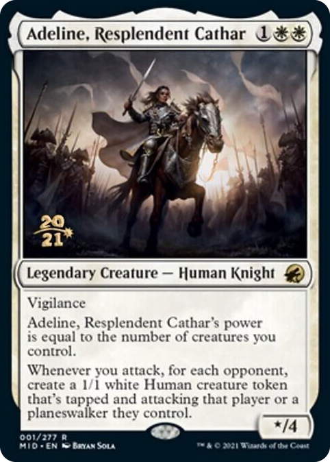 0001 Adeline, Resplendent Cathar R Prerelease Cards