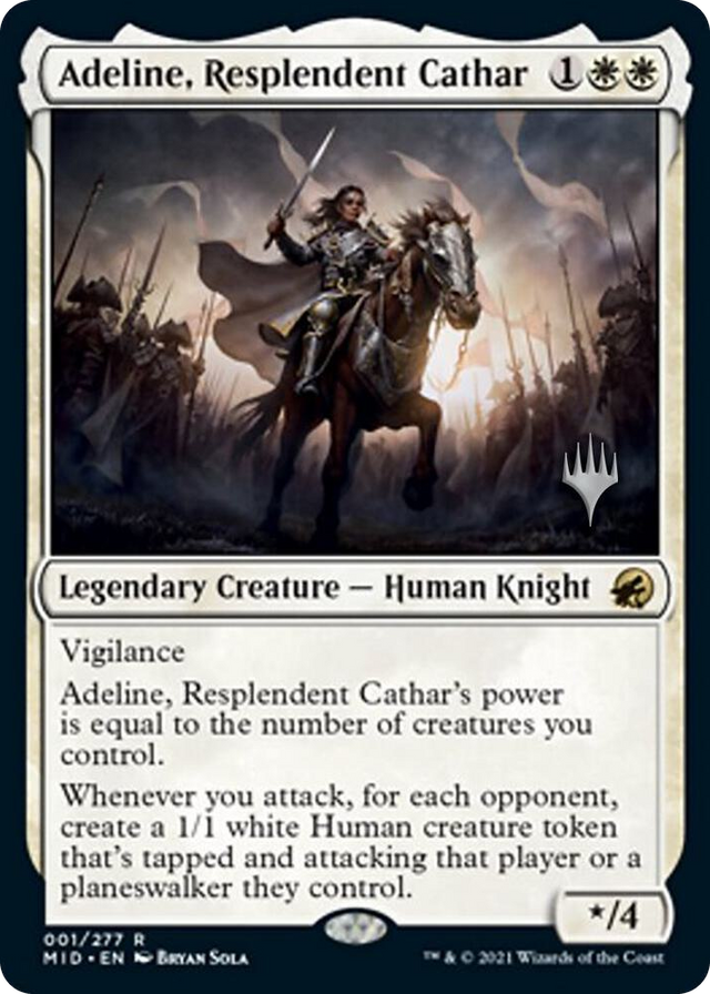 0001 Adeline, Resplendent Cathar R Promo Pack: Innistrad: Midnight Hunt