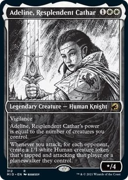 0312 Adeline, Resplendent Cathar (Showcase) R Innistrad: Midnight Hunt