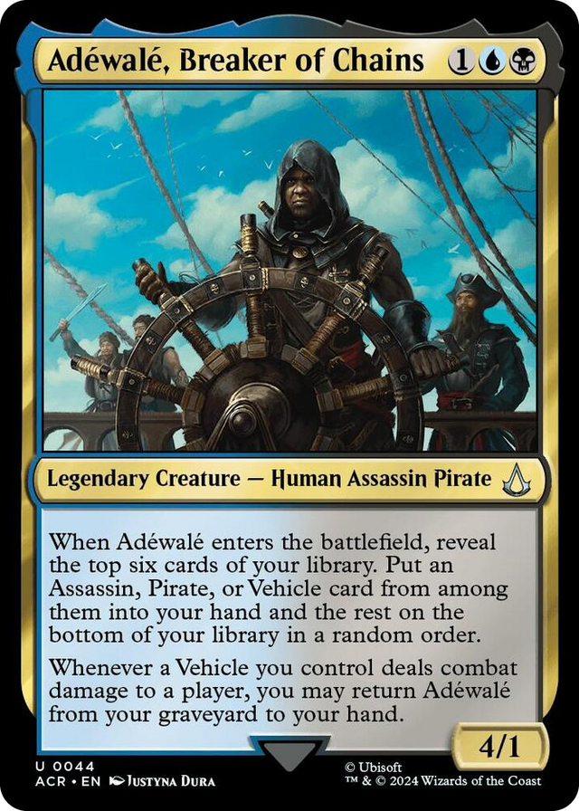 0044 Adewale, Breaker of Chains U Universes Beyond: Assassin's Creed