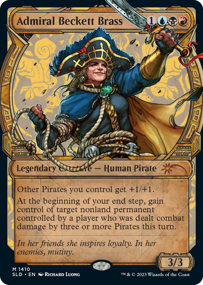 1410 Admiral Beckett Brass M Secret Lair Drop Series