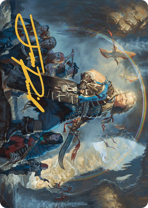0069 Admiral Brass, Unsinkable Art Card (Gold-Stamped Signature) S Art Series: The Lost Caverns of Ixalan