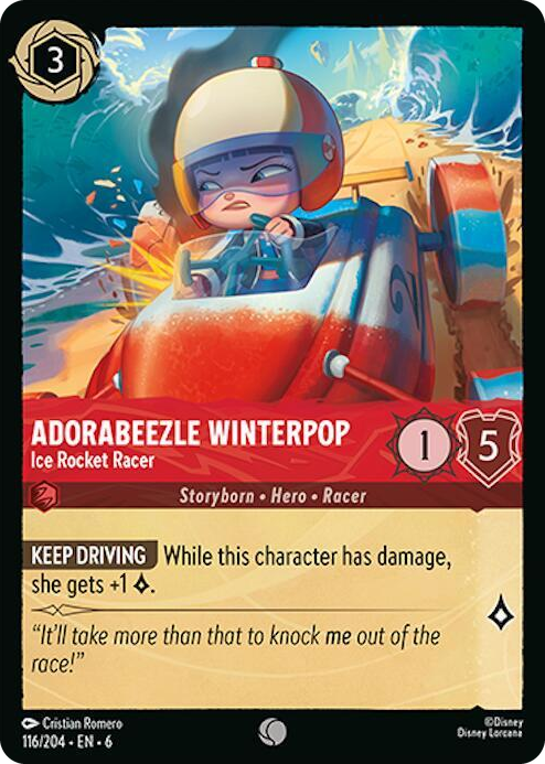 0116 Adorabeezle Winterpop - Ice Rocket Racer Common Azurite Sea