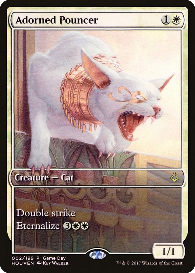 0002 Adorned Pouncer P Game Day & Store Championship Promos