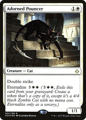 0002 Adorned Pouncer R Prerelease Cards
