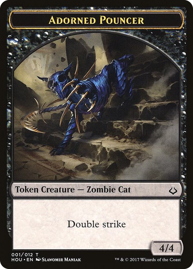 Adorned Pouncer Token #1 T - Hour of Devastation Pokemon card