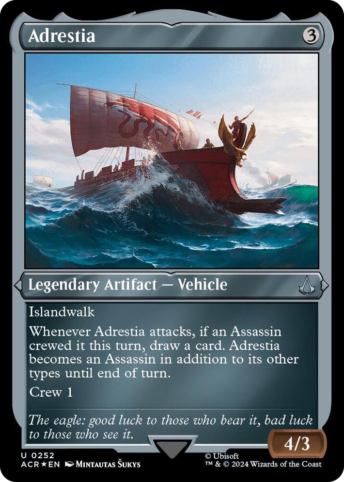 0252 Adrestia (Foil Etched) U Universes Beyond: Assassin's Creed