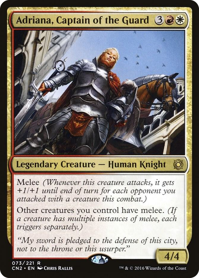 Adriana, Captain of the Guard #73 R - Conspiracy: Take the Crown Pokemon card