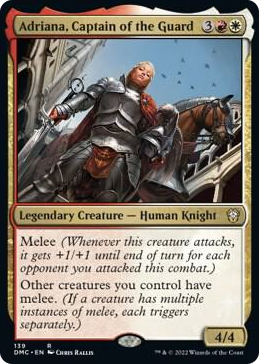 0139 Adriana, Captain of the Guard R Commander: Dominaria United