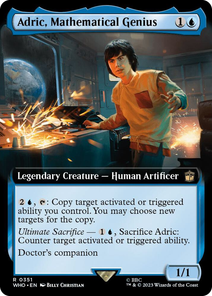 0351 Adric, Mathematical Genius (Extended Art) R Universes Beyond: Doctor Who