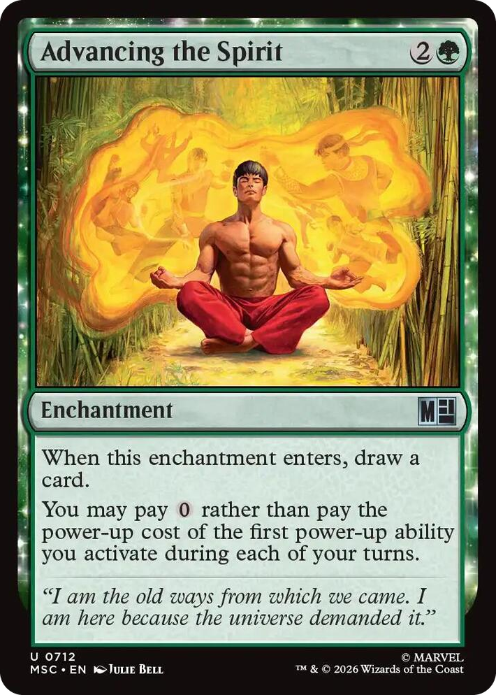 0712 Advancing the Spirit U Commander: Marvel Super Heroes