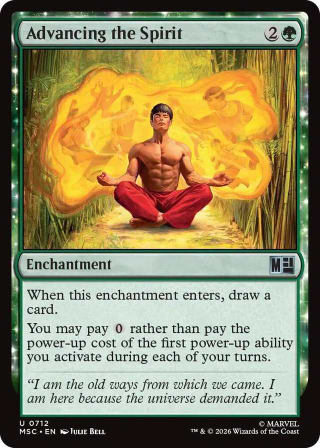 0712 Advancing the Spirit U Commander: Marvel Super Heroes
