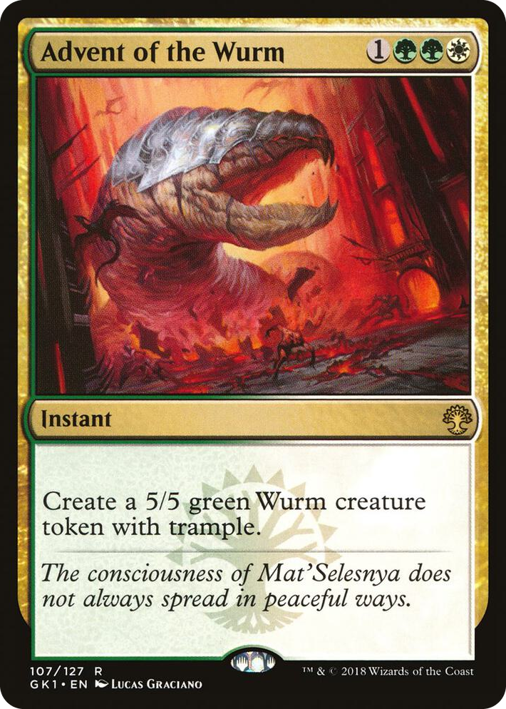 0107 Advent of the Wurm R Guilds of Ravnica: Guild Kits