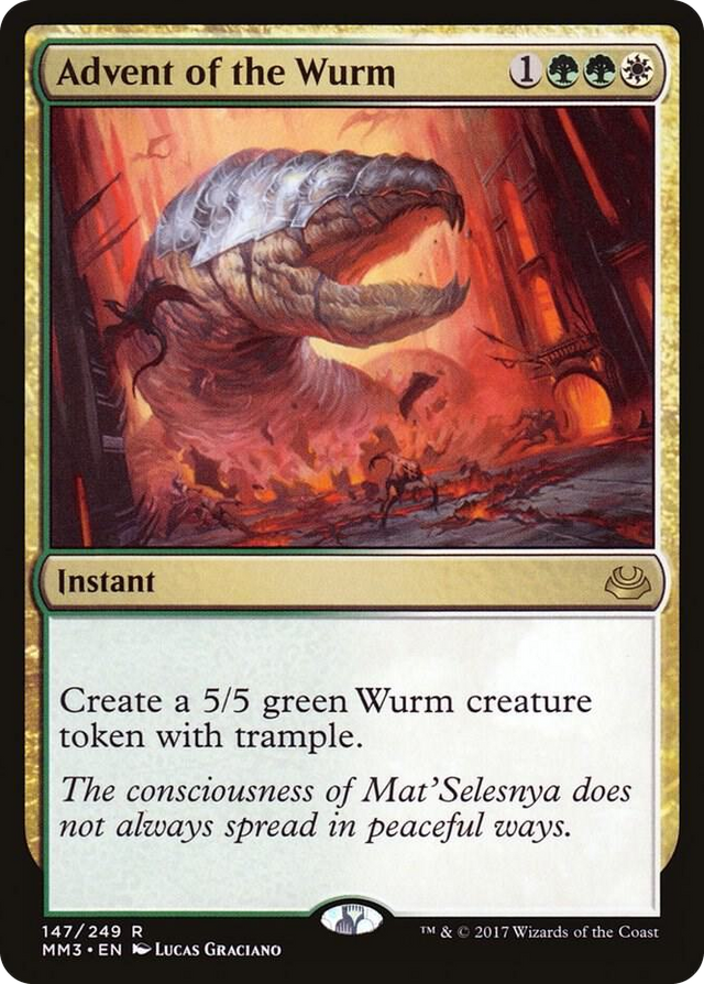 0147 Advent of the Wurm R Modern Masters 2017
