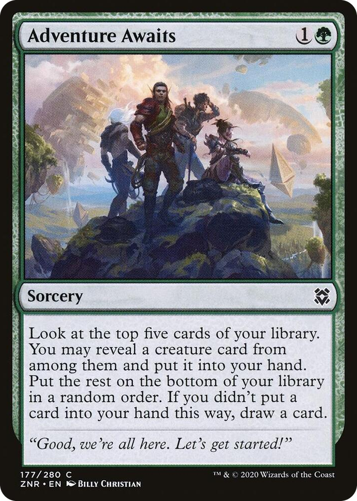 0177 Adventure Awaits C Zendikar Rising