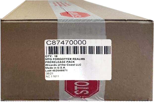 Adventures in the Forgotten Realms - Prerelease Pack Case - Adventures in the Forgotten Realms sealed product