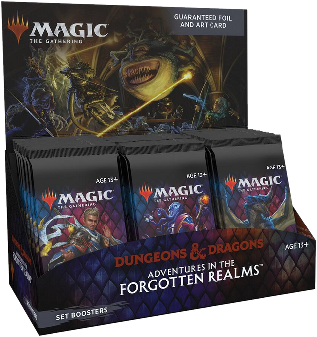 Adventures in the Forgotten Realms - Set Booster Display