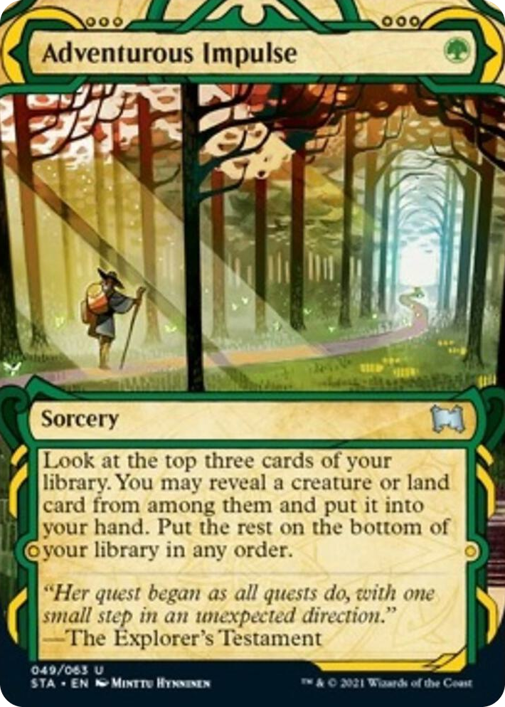 0049 Adventurous Impulse U Strixhaven: Mystical Archive