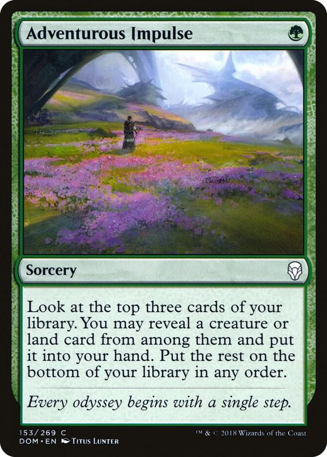 0153 Adventurous Impulse C Dominaria