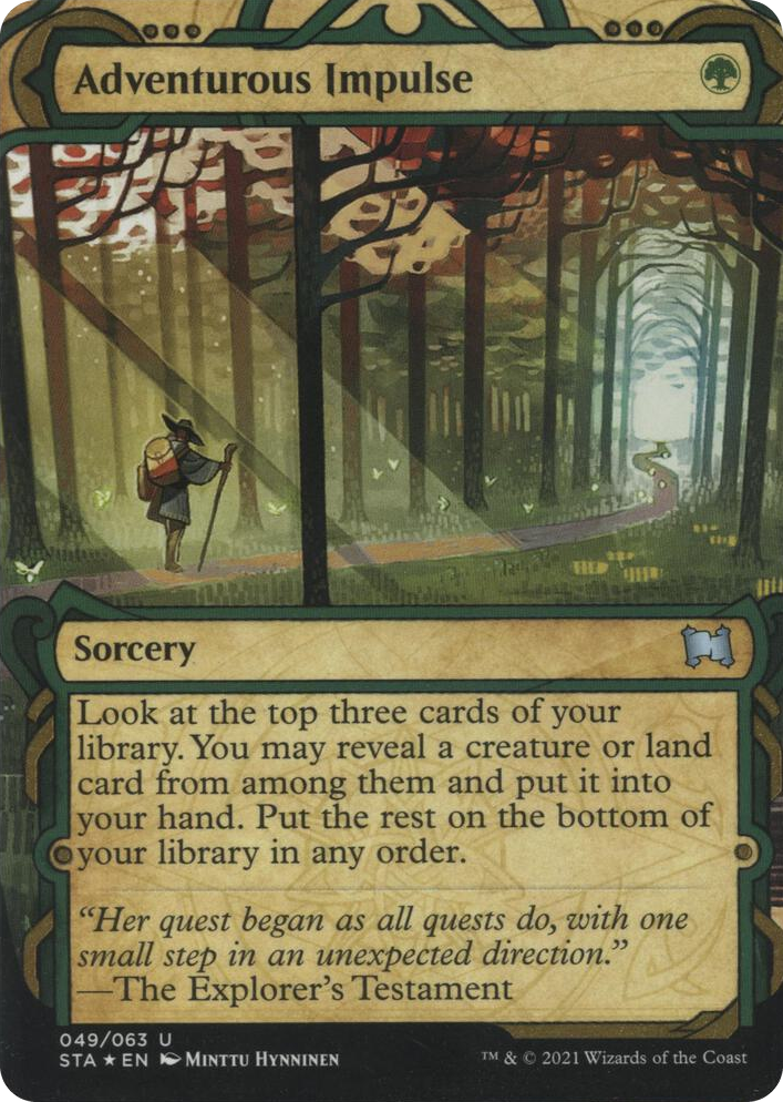 0049 Adventurous Impulse (Foil Etched) U Strixhaven: Mystical Archive