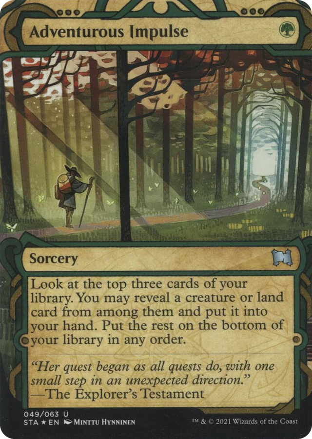 0049 Adventurous Impulse (Foil Etched) U Strixhaven: Mystical Archive